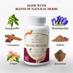 Go Ayurveda Dhanvantri Blood Pressure Capsules, 60 Capsules k287