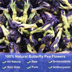 Butterfly Pea Flower Tea Antioxidant Rich Chemical Free Herbal Tea Caffeine free