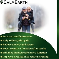CalmEarth GOTU KOLA Organic Herbal Powder 100% Pure CENTELLA ASIATICA