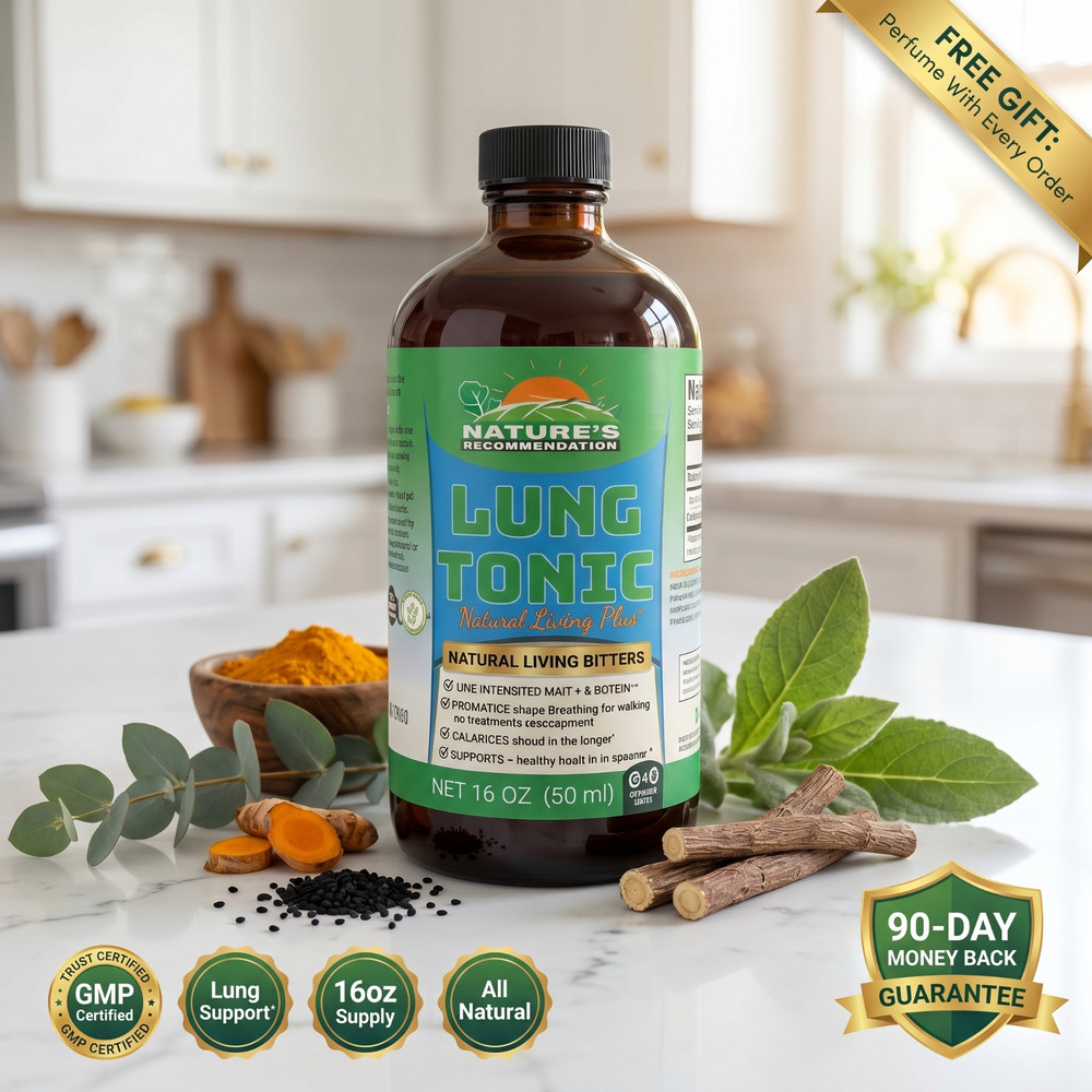 LUNGS BITTERS – Natural Herbal Tonic Respiratory Support Mucus Relief 16oz 2 pc