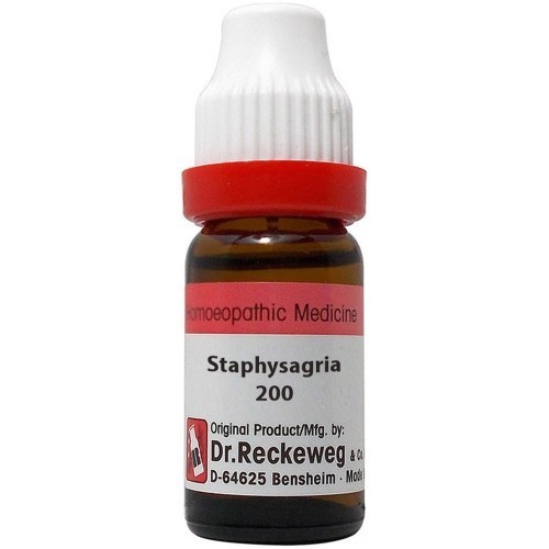 Dr. Reckeweg Staphysagria Dilution 200 CH Free Delivery 5-7 Days