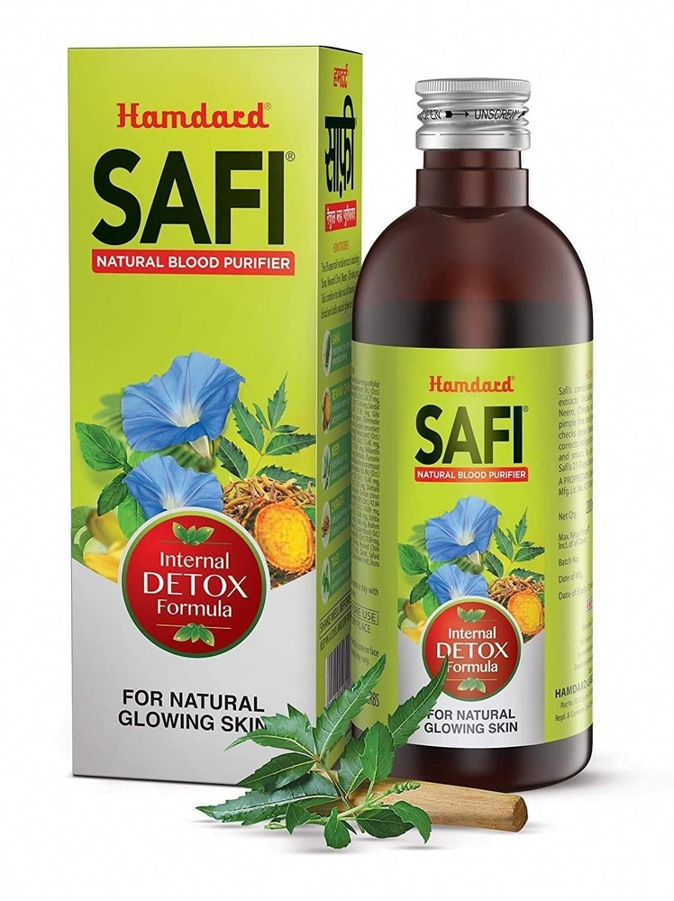 Hamdard Safi Blood Purifier Syrup For Acne Pimple Blemishes Rashes 200ml / 500ml
