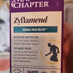 New Chapter Zyflamend 60 Capsules Joint Health Aches & Pains Exp 02/2029