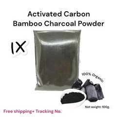 ACTIVATED CARBON BAMBOO CHARCOAL POWDER ORGANIC FOOD HOME APLLIANCE WHITE TEETH