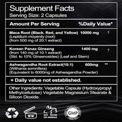 #1 BEST-MALE ENLARGER THICKER LONGER BIGGER 3″ GROWTH BOOST STAMINA 360 CAPSULES