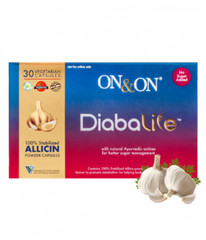 2 X On&On New Diabalife-30Caps for better sugar or diabetic MANAGMENT LONG EXPI