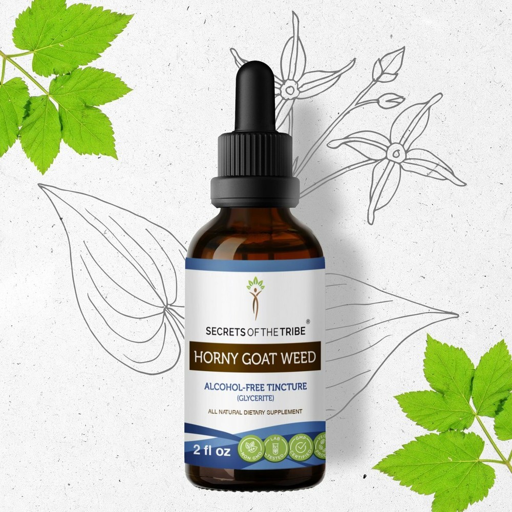 Secrets Of The Tribe Horny Goat Weed Tincture Alcohol-FREE