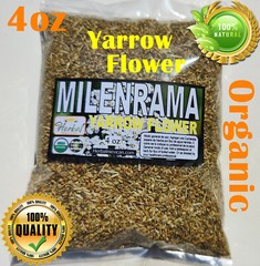 4oz Milenrama hierba te – yarrow herb & flower c/s – organic yarrow herbal tea