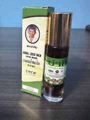  OTOP Thai Herbal Liquid Balm Yatim Brand: Allergy, Itch, and Ache Relief