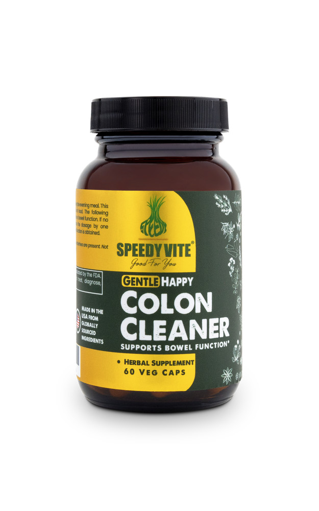 SpeedyVite® Colon Cleaner (Wild Gentle Happy Strength) (60 Veg Caps) Made in USA