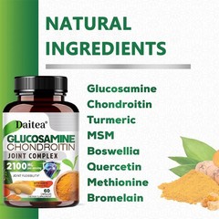 Glucosamine Chondroitin With Turmeric Msm Joint Flexibility 30/60/120 Capsules
