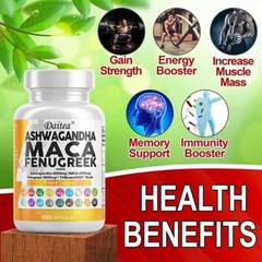 Maca Root 2000mg – 120 Capsules – Sexual Health, Libido, Lepidium Meyenii