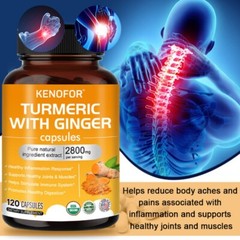Curcumin Capsules 2800mg | Anti-inflammatory, Arthritis Pain Relief 120 Capsules
