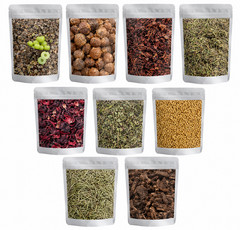 Raw Herbal Hair Care Herbs Amla Reetha Shikakai Brahmi Bhringraj Rosemary
