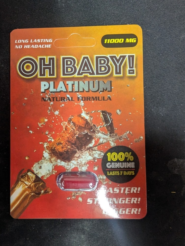Oh Baby! 12 count male enhancerr stamina libido platinum