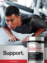 Prostate Supplement for Men | 200 Capsules | Enhanced Herbal Complex | Horbaach