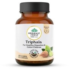 Organic India Triphala 60 Capsules Ayurvedic Digestive Gut Health Herbal 5 Pack