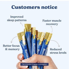 Better Alt KSM-66 Ashwagandha Honey Sticks Boosts Strength, Stamina EXP 12/26