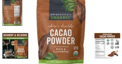 Organic Unsweetened Cacao Powder 32 oz – Rich Dark Chocolate Flavor,