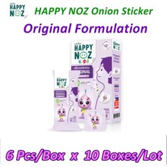 Happy Noz Organic Onion Sticker Freshener Relieve Allergy Blocked Nose Hay Fever