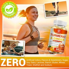 Turmeric Curcumin Highest Potency 95% 1950mg with BioPerine Black Pepper Extract