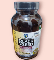 60 softgel capsules 1250 mg BLACK SEED Amazing Herbs 09/2027
