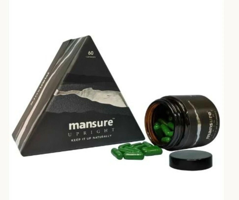 100 % Natural ManSure TESTOSTERONE BOOSTER 60 Capsules j095