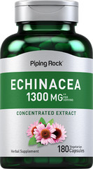 Echinacea Capsules | 1300mg | Purpurea Extract | Non-GMO | by Piping Rock