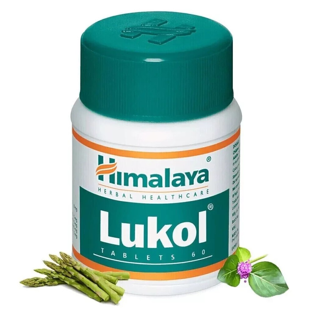 5 X Himalaya Lukol 300 Tabs For Women Health Pure Herbal Exp March 2027