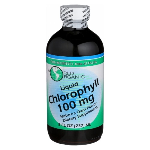 Chlorophyll 100 mg Liquid 8 FL Oz By World Organics