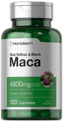 Maca Root Capsules for Men and Women | 120 Pills | High Potency Extract | Non-GM