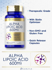 NEW Pastillas De Acido Alfa Lipoico Ayuda Con La Neuropatia Diabetica