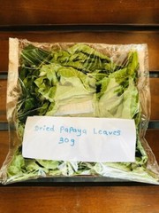 30g x 2 Dried Carica Papaya Leaf – Pure Organic Herbal Tea | Whole Leaves
