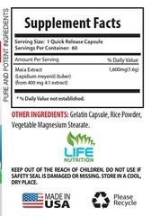general wellness – PURE MACA 1600MG – best enhancement 1 Bottle