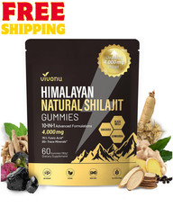 Shilajit for Men & Women Gummies | 4000mg High Potency 10-in-1 Formula with P…