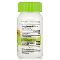 Organic Calendula Veg Capsules Marigold Lutein Antioxidant Eye Health Vision