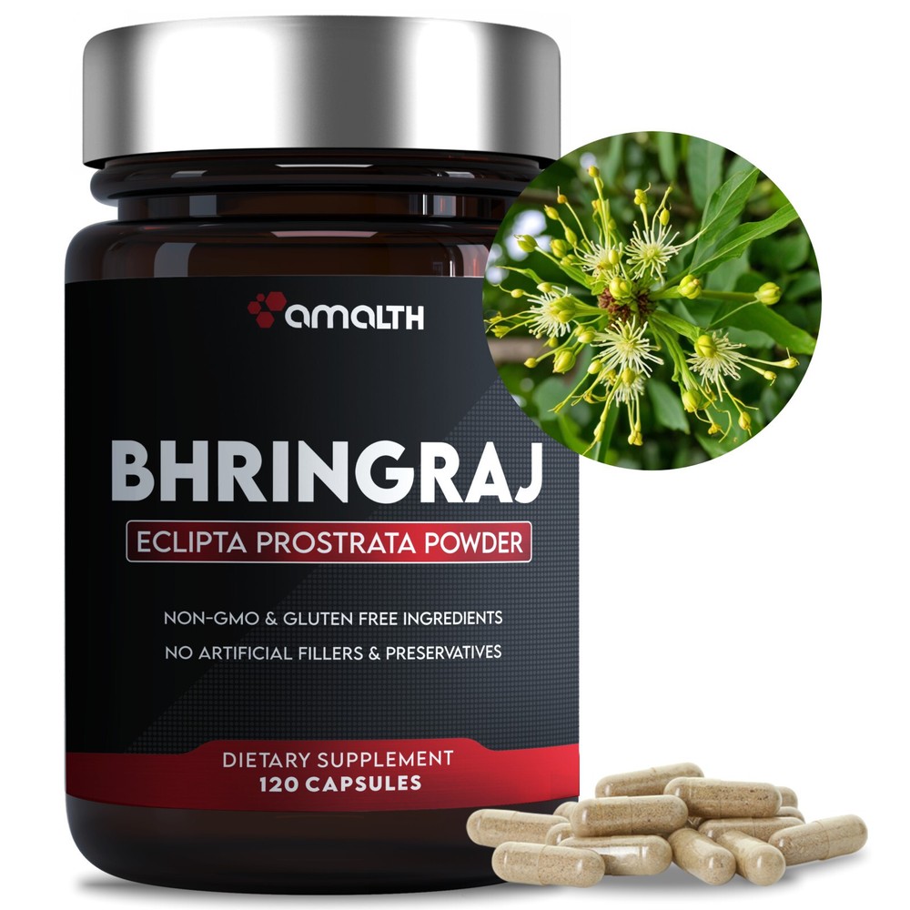Bhringraj Powder 120 Capsules 1500 mg