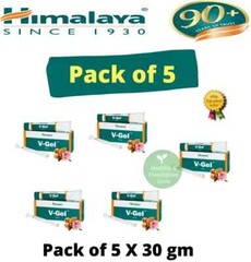 Himalaya V-Gel 30g x5 | Women’s Intimate Health Support | Exp 04/2027 |