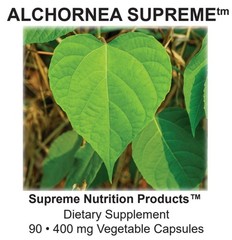 Alchornea Supreme by Supreme Nutrition. 90 Caps.