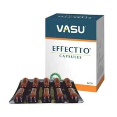 Vasu Effectto 30 Caps Ayurvedic Herbal Product Exp March 2026