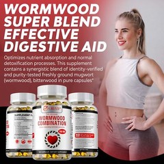 Wormwood Combination – Parasite Detox Cleanse, Black Walnut, Cloves, Quassia