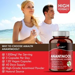 Organic Arjuna Bark Terminalia Powder Heart Health Support 1500mg 120 Capsules