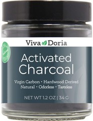 Viva Doria Activated Charcoal Powder, Hardwood Derived, 1.2 Ounce (Pack of 1)