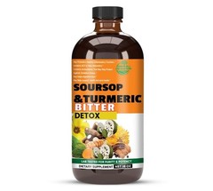 Try Turmeric Sours Blend Liquid living Bitters 16 oz made in USA Premium Herbs