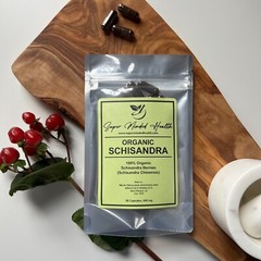 Schisandra Berry Capsules Organic (Schisandra Chinensis) 600mg | Schizandra