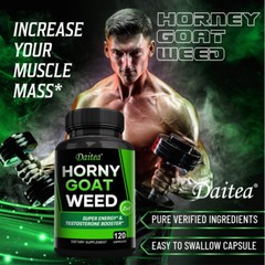 Horny Goat Weed Complex Male Enhancement and Natural Testosterone Booster