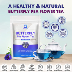 Butterfly Pea Flower Tea Antioxidant Rich Chemical Free Herbal Tea Caffeine free