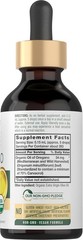 Carlyle Organic Oil of Oregano Liquid Drops – 2 fl oz – 1 Year Supply