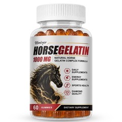 Horse Gelatin 1000MG Gummies – Hydrolyzed Gelatin Complex