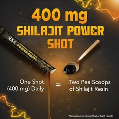 Sesa Pure Himalayan Shilajit Honey Blend 30 Ready to Drink Sticks